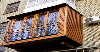Внешняя отделка балкона Находка цена от 1045 руб. м/2.